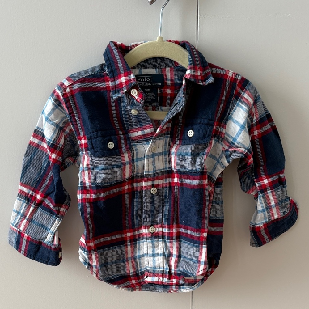 Polo Ralph Lauren Baby Plaid Button-Up Shirt